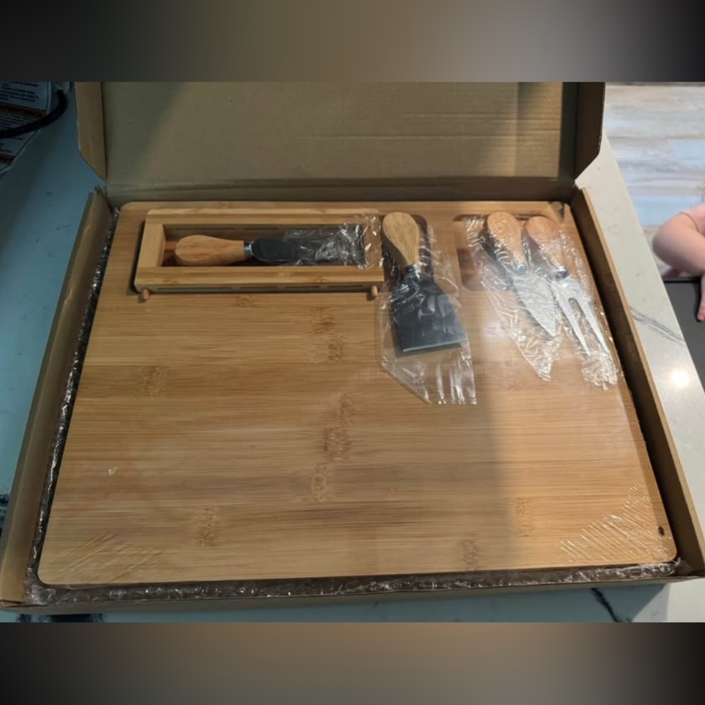 Charcuterie Board With Utensils